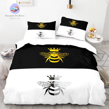 Housse de Couette Abeille 2 Personnes